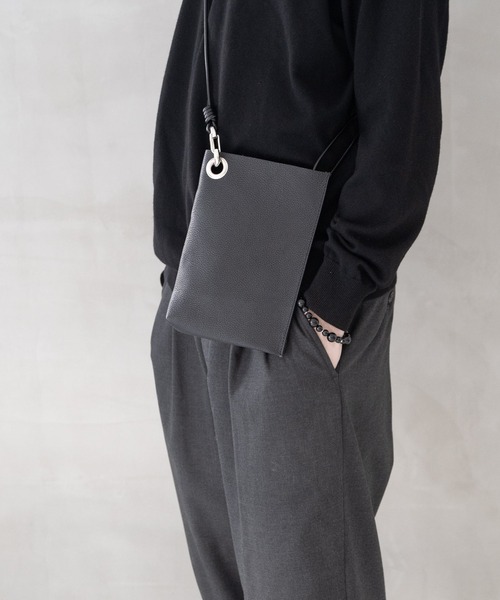SENTI（センティ） ショルダーバッグ SHRINK LEATHER MINI SHOULDER