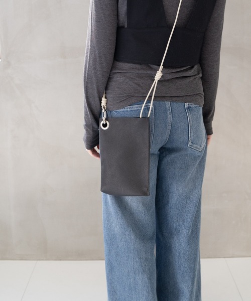 SENTI（センティ） ショルダーバッグ SHRINK LEATHER MINI SHOULDER