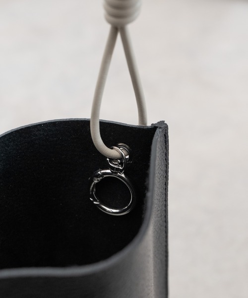 SENTI ショルダーバッグ SHRINK LEATHER MINI SHOULDER BAG