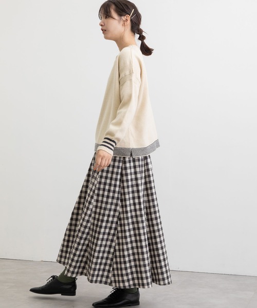 「POU DOU DOU」 長袖ニット 3 パープル レディース_画像8