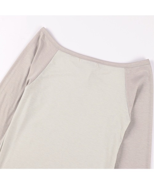 ★FANCYCLUB★HEAVENLY OFF-SHOULDER LONG SLEEVE (CHA)★正規品 Never mind the XU / Chikashitsu+｜【NASTY FANCY CLUB