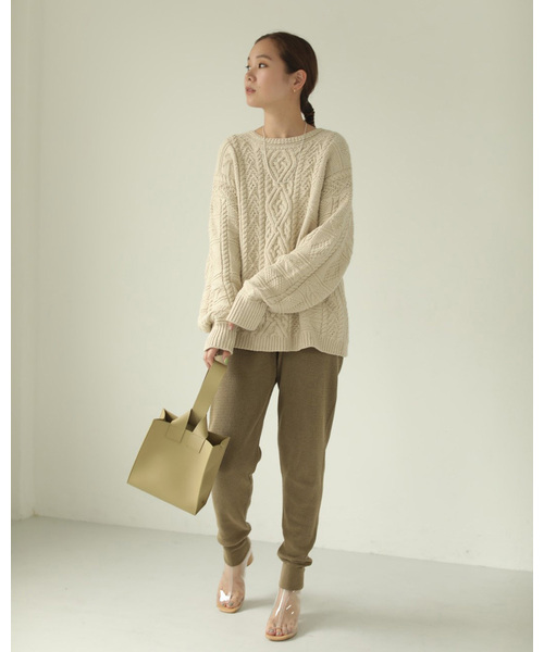 トゥデイフル TODAYFUL ニット セーター 長袖 F ベージュ 12010506 /AN28 レディース TODAYFUL 「TODAYFUL」 長袖ニット FREE ベージュ レディース