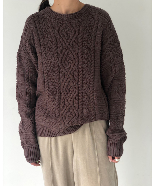 トゥデイフル TODAYFUL ニット セーター 長袖 F ベージュ 12010506 /AN28 レディース TODAYFUL 「TODAYFUL」 長袖ニット FREE ベージュ レディース