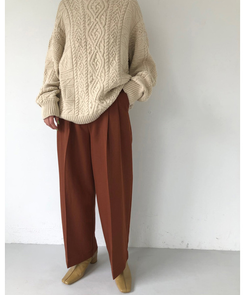 トゥデイフル TODAYFUL ニット セーター 長袖 F ベージュ 12010506 /AN28 レディース TODAYFUL（トゥデイフル）の「長袖ニット（ニット/セーター