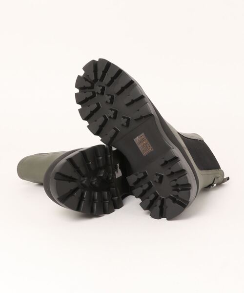 「STEVE MADDEN」 ショートブーツ 23.5 カーキ レディース_画像3