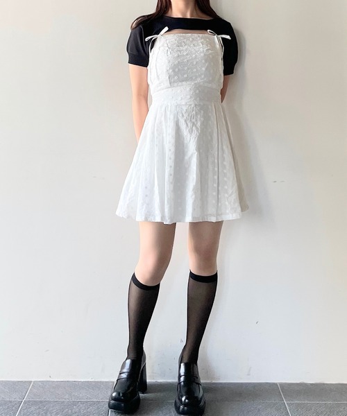 NOMAE ワンピース ショートニット×キャミワンピースセット