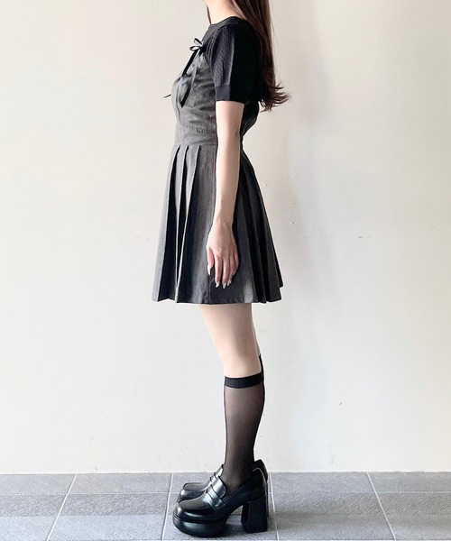 NOMAE ワンピース ショートニット×キャミワンピースセット