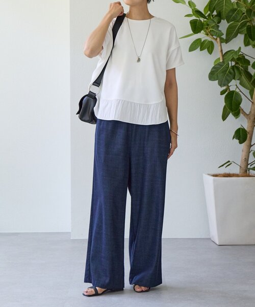BEARDSLEY tシャツ ラウンドヘムプルオーバー レディース