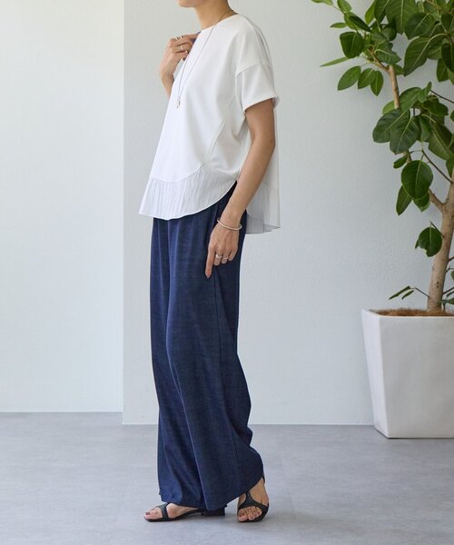 BEARDSLEY tシャツ ラウンドヘムプルオーバー レディース