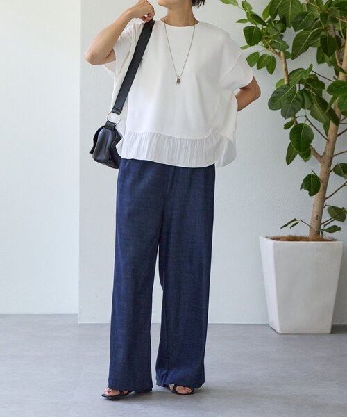 BEARDSLEY tシャツ ラウンドヘムプルオーバー レディース