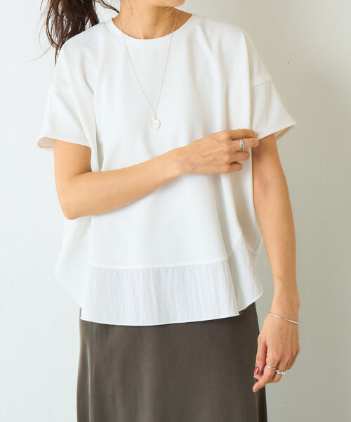 ビアズリー beardsley ラウンドヘムT 黒 ラウンドヘムプルオーバー（Tシャツ/カットソー）｜BEARDSLEY