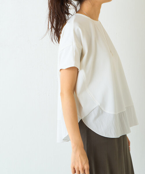 BEARDSLEY tシャツ ラウンドヘムプルオーバー レディース