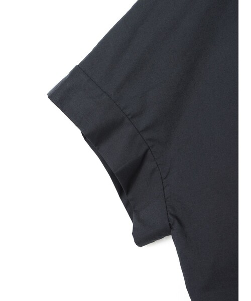 mizuiroind ブラウス シャツ mizuiro ind スタンドカラーワイド