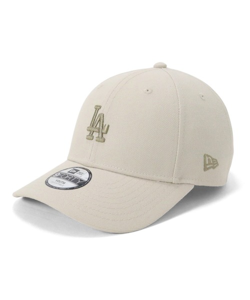 【新品】マチャット　キャップ　ニューエラ　kids グレージュ NEW ERA ニューエラ キッズキャップ MLB2トーン ONSPOTZ別注