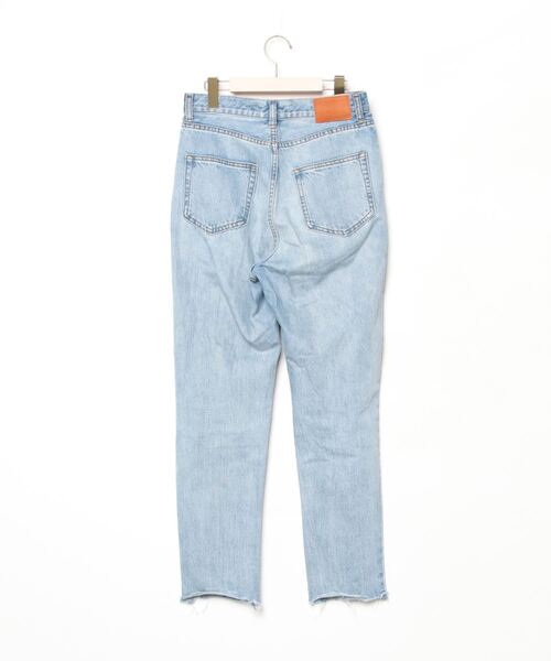 [PAGEBOY] обработка Denim брюки L голубой женский 