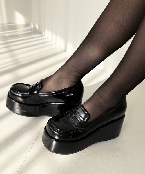 【２WAY仕様】マイナス3キロ見え厚底ローファー one after another NICE CLAUP｜【2WAY仕様】マイナス3キロ見え