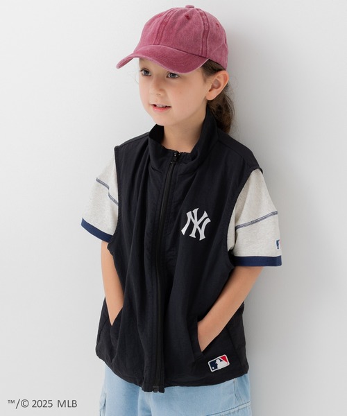 MLB ベスト 刺繍ロゴ ナイロンベスト キッズ 子供服 男の子 : ZOZOTOWN