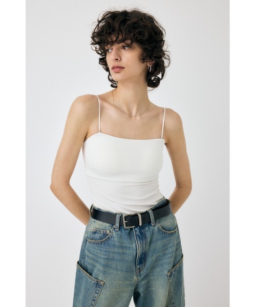 MOUSSY（マウジー） カップ付き キャミソール BACK SHEER CUP IN