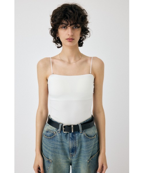 マウジー moussyキャミソール MOUSSY（マウジー） カップ付き キャミソール BACK SHEER CUP IN