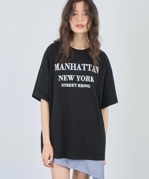 ANAP tシャツ マンハッタン ロゴ Tシャツ レディース : ZOZOTOWN
