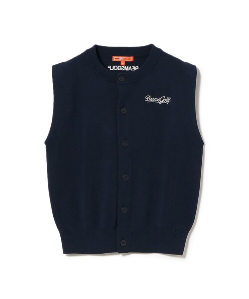 BEAMS　GOLF♥ベスト BEAMS GOLF ベスト ジレ ORANGE LABEL / フロントボタン ニット