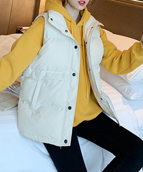 「c.u.l」 ベスト M アイボリー レディース_画像6