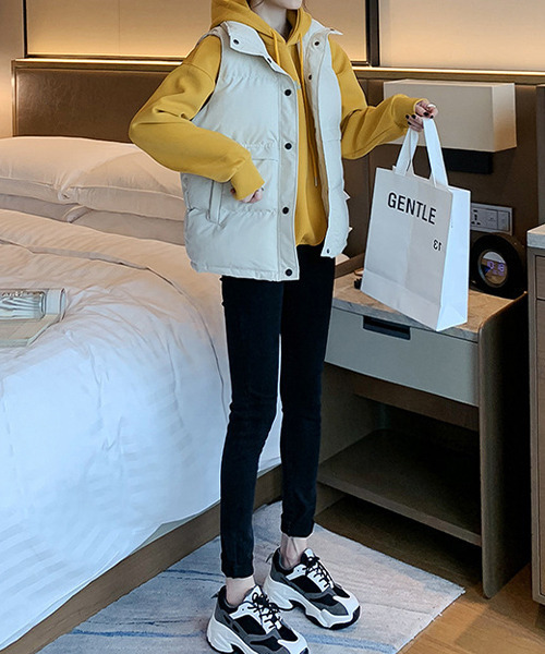 「c.u.l」 ベスト M アイボリー レディース_画像9