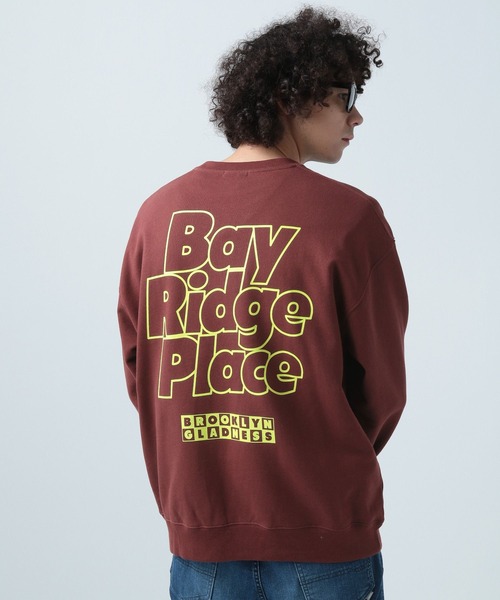 「BAYFLOW」 スウェットカットソー MEDIUM ブラック メンズ