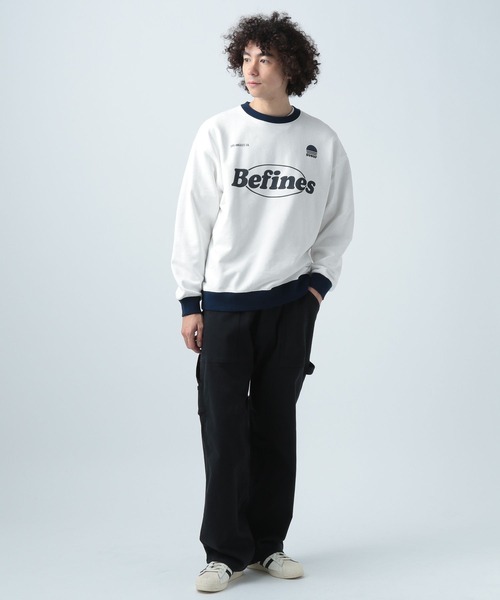 「BAYFLOW」 スウェットカットソー MEDIUM ブラック メンズ