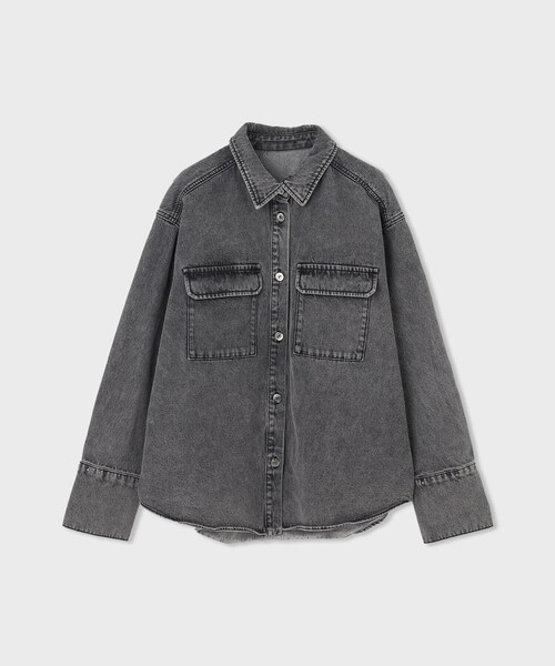 「GRACE CONTINENTAL」 長袖シャツ 38 ブラック レディース GRACE CONTINENTAL 「GRACE CONTINENTAL」 長袖シャツ 38