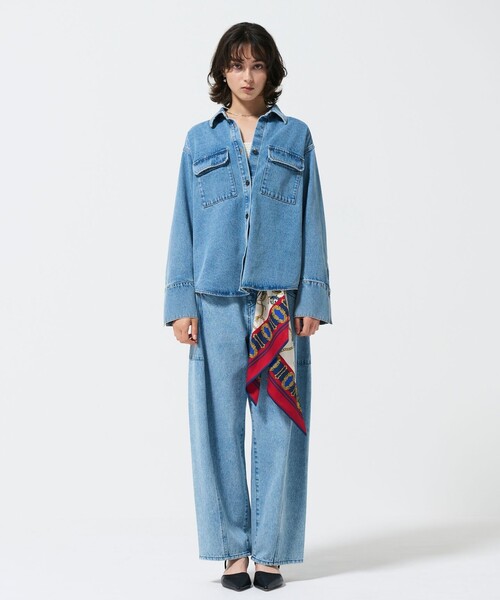 「GRACE CONTINENTAL」 長袖シャツ 38 ブラック レディース GRACE CONTINENTAL 「GRACE CONTINENTAL」 長袖シャツ 38