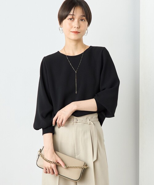 「NOLLEY'S Sophi」 長袖ブラウス 38 ブラック レディース