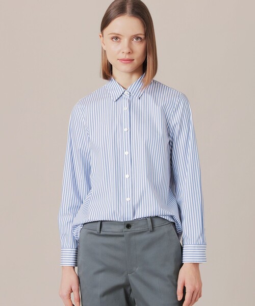 「MACKINTOSH LONDON」 長袖シャツ 40 ブルー系その他4 レディース