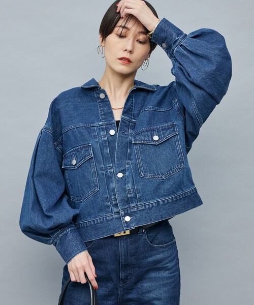 Rie Miller（リエミラー） デニムジャケット gジャン 「RM denim」袖