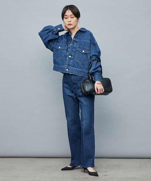 Rie Miller（リエミラー） デニムジャケット gジャン 「RM denim」袖