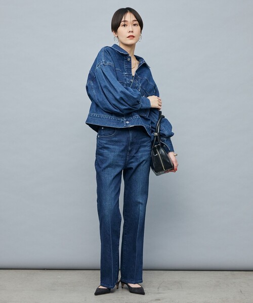 デニムジャケット 「RM denim」袖ボリュームGジャン リエミラー Rie Miller（リエミラー） デニムジャケット gジャン 「RM denim」袖