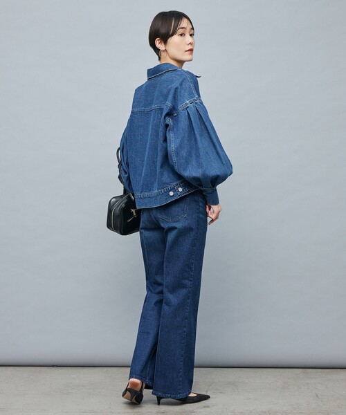 NOLLEY'S デニムジャケット 「RM denim」袖ボリュームGジャン Rie Miller（リエミラー） デニムジャケット gジャン 「RM denim」袖