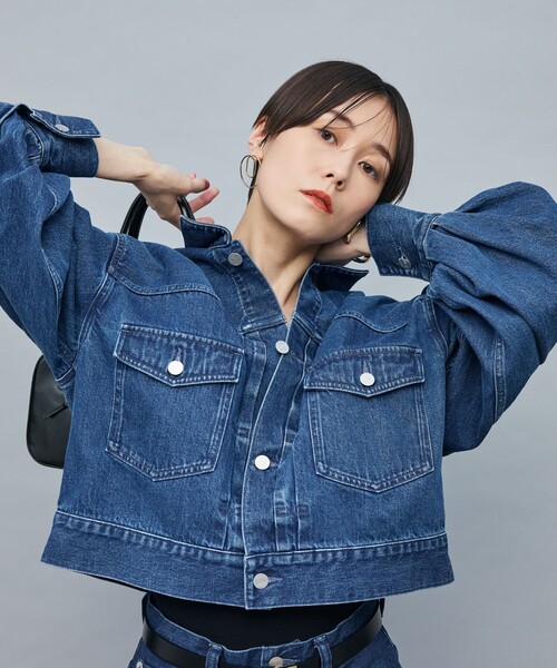 Rie Miller（リエミラー） デニムジャケット gジャン 「RM denim」袖