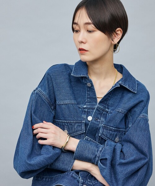 Rie Miller（リエミラー） デニムジャケット gジャン 「RM denim」袖