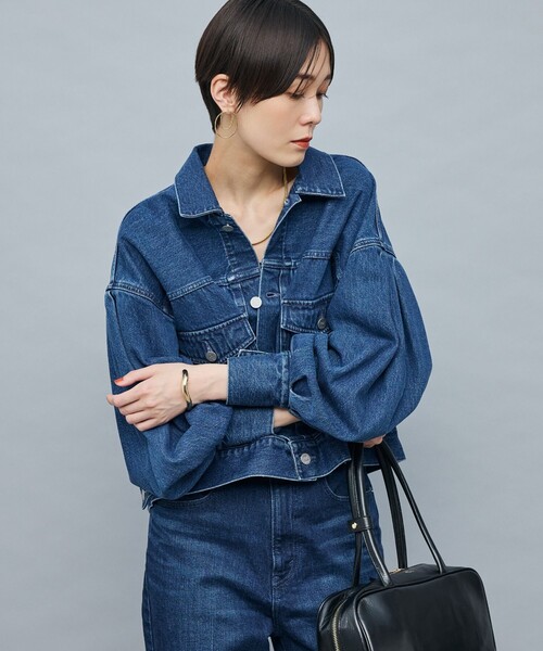 Rie Miller（リエミラー） デニムジャケット gジャン 「RM denim」袖