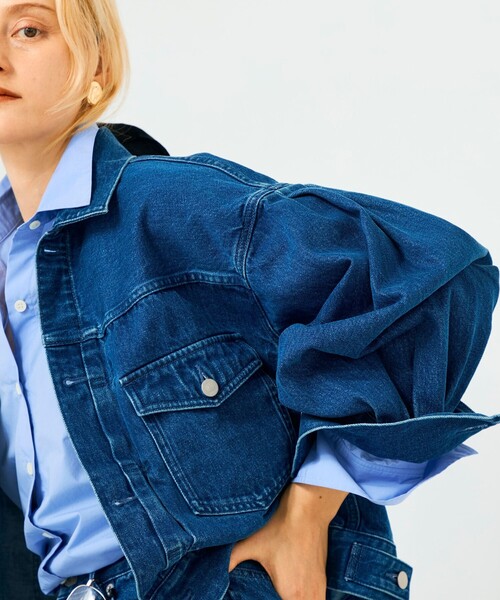 Rie Miller（リエミラー） デニムジャケット gジャン 「RM denim」袖