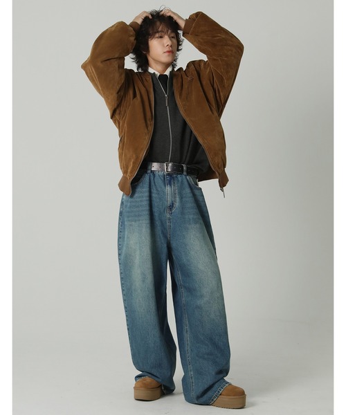 MASONPRINCE 「MASONPRINCE」 加工デニムパンツ S ブルー メンズ