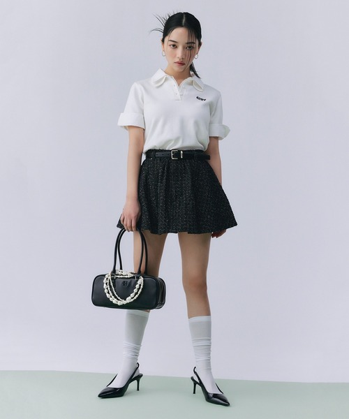 EIMY ISTOIRE 「EIMY ISTOIRE」 半袖ニット F ネイビー レディース