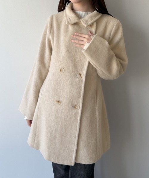 2way シャギーミドルコート 2WAYシャギーミドルコート（その他アウター）｜Shelly island