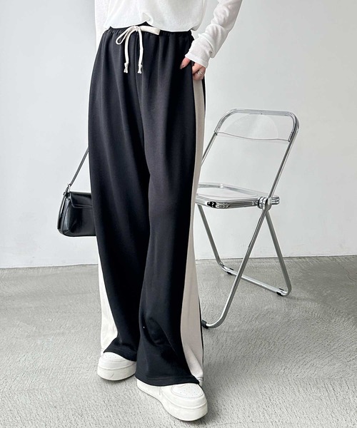 FIRST MOOD ワイドパンツ スウェットパンツ ジャージ 「FIRSTMOOD