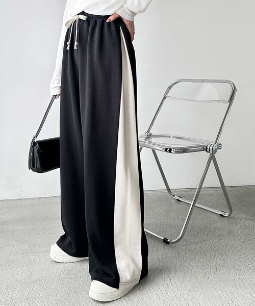 FIRST MOOD ワイドパンツ スウェットパンツ ジャージ 「FIRSTMOOD