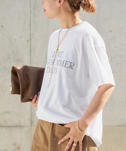 DeuxiemeClasse アメリカーナ ロングスリーブTシャツ　ベージュ DeuxiemeClasse アメリカーナ ロングスリーブTシャツ ベージュ