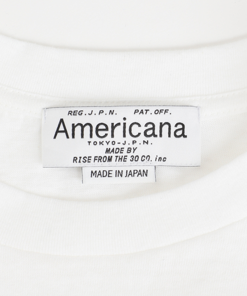 AMERICANA/アメリカーナ logo Tsh AMERICANA tシャツ 追加「AMERICANA/アメリカーナ」 LOGO TEE