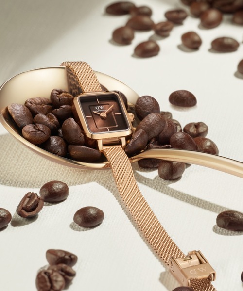 「Daniel Wellington」 アナログ腕時(shí)計(jì) ONE SIZE ホワイト×ゴールド レディース