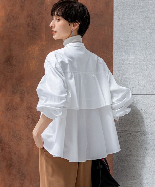 23区（ニジュウサンク） ブラウス シャツ 「洗える」CANCLINI